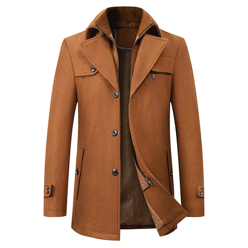 Wasserdichter Herren-Wintermantel für Business - Andrew | Eleganter Wintermantel für Männer