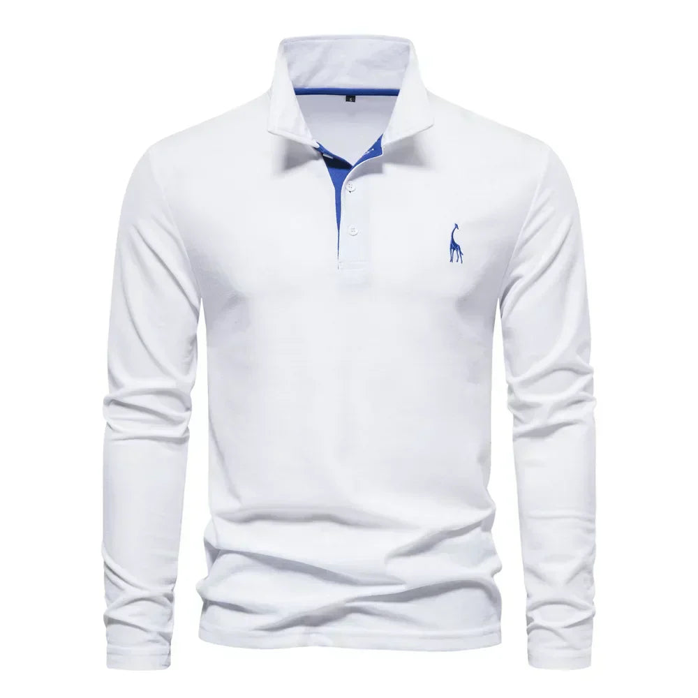 Lyle Langarm-Polohemd für Herren - Stilvolles und Bequemes Langarmshirt