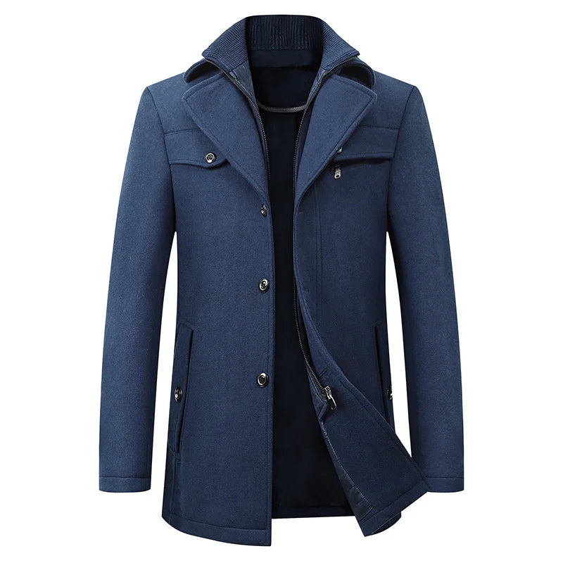 Wasserdichter Herren-Wintermantel für Business - Andrew | Eleganter Wintermantel für Männer