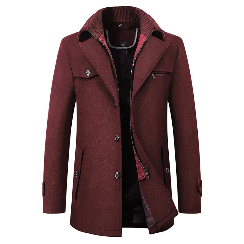 Wasserdichter Herren-Wintermantel für Business - Andrew | Eleganter Wintermantel für Männer