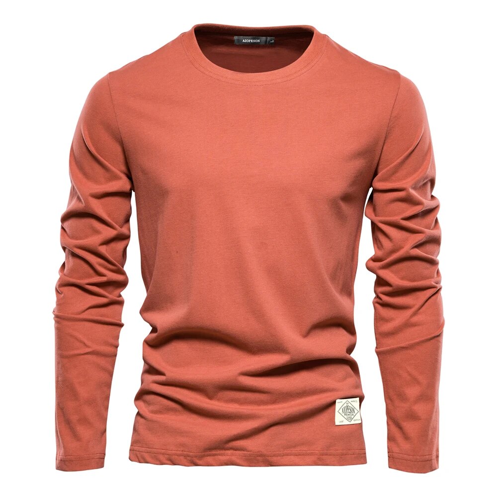 Klassisches Baumwoll Langarmshirt für Damen und Herren – Zeitloses Design, Perfekt für Jeden Anlass