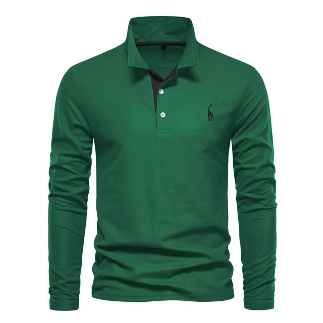 Lyle Langarm-Polohemd für Herren - Stilvolles und Bequemes Langarmshirt