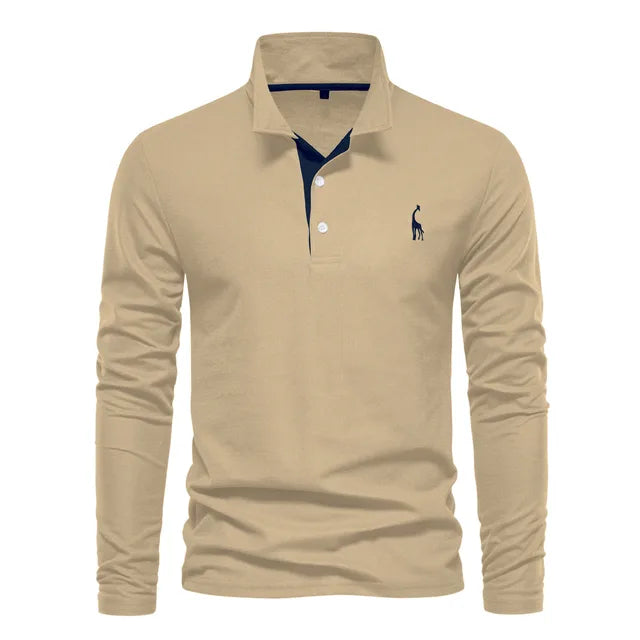 Lyle Langarm-Polohemd für Herren - Stilvolles und Bequemes Langarmshirt