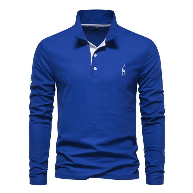 Lyle Langarm-Polohemd für Herren - Stilvolles und Bequemes Langarmshirt