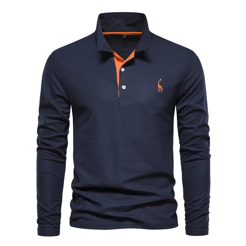 Lyle Langarm-Polohemd für Herren - Stilvolles und Bequemes Langarmshirt