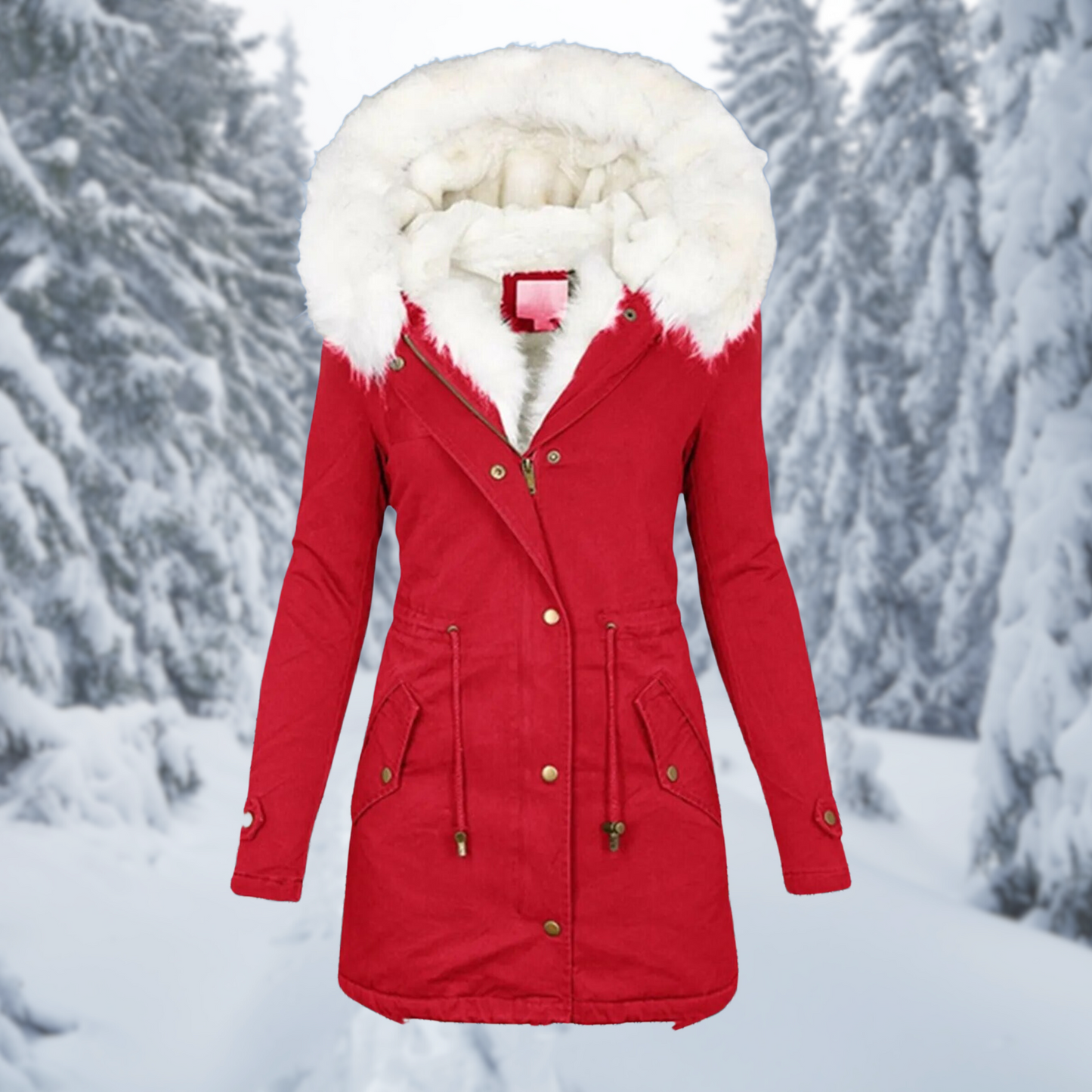 Jane - Damen Winterjacke, Warm und Mittellang für Damen
