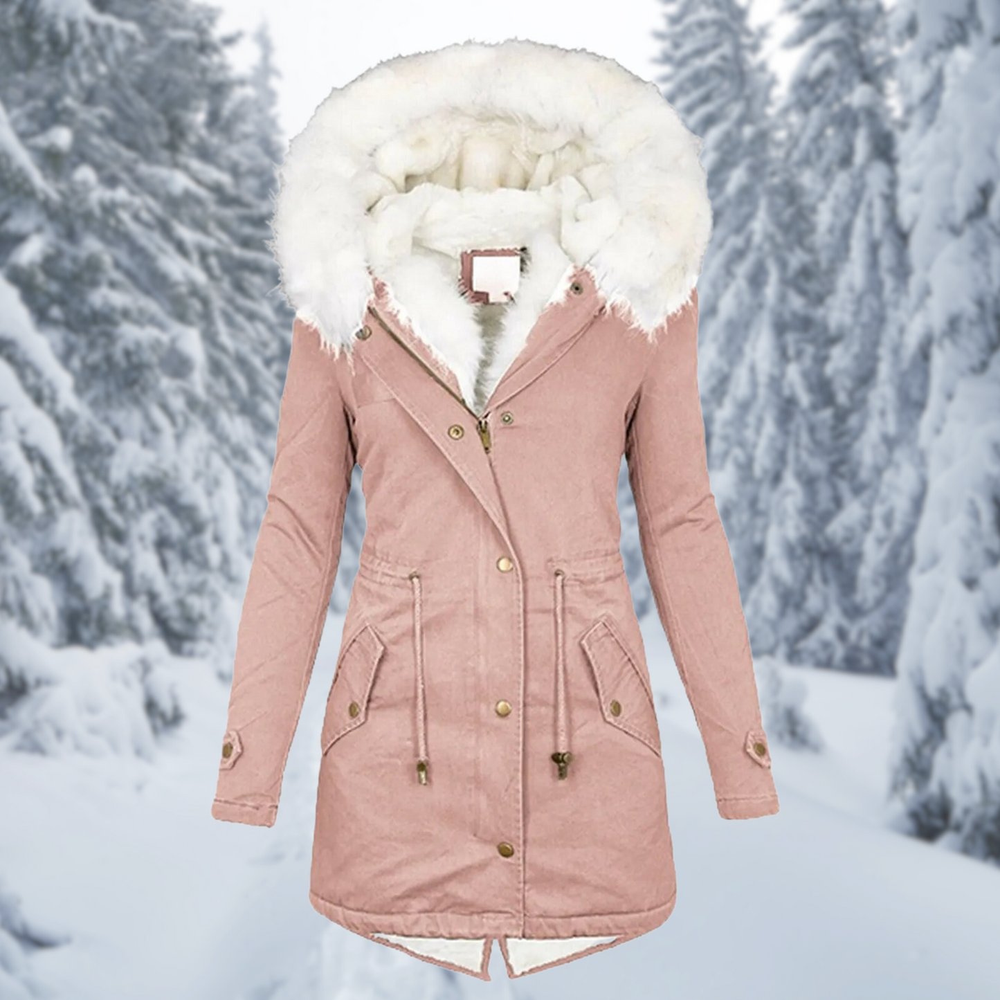 Jane - Damen Winterjacke, Warm und Mittellang für Damen