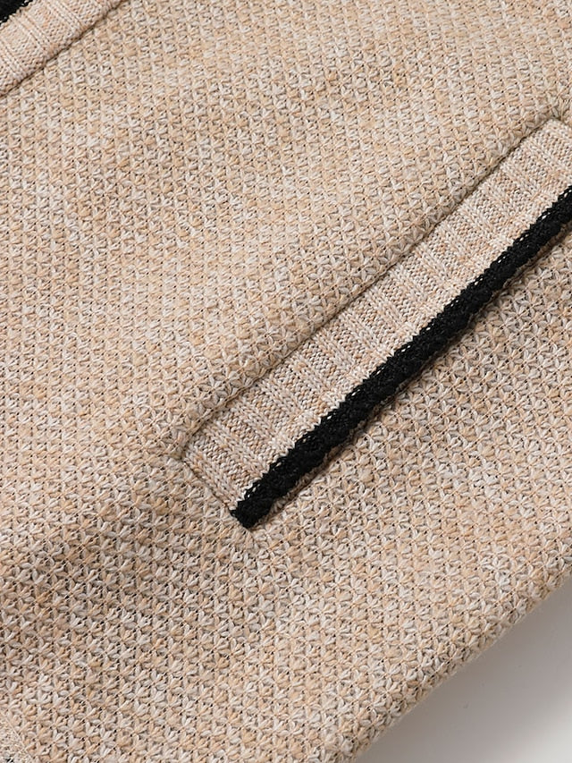 Trendiger Herren Strickpullover mit Reißverschluss - Modischer Männer Pullover für stilvolle Outfits